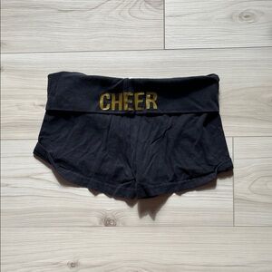 Black CHEER Shorts